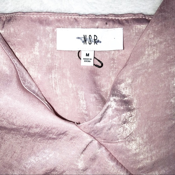 NSR, Pink, Cold Shoulder Halter, Medium, NWOT - Picture 5 of 5